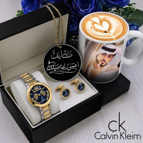 أطقم ساعات شبابية بتصميم عصري مع مجموعة إكسسوارات...