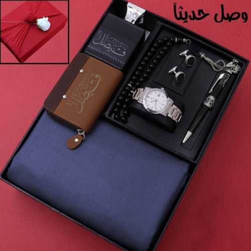 بوكسات هدايا رجالية راقية بتنسيق أنيق مع مجموعة إك...