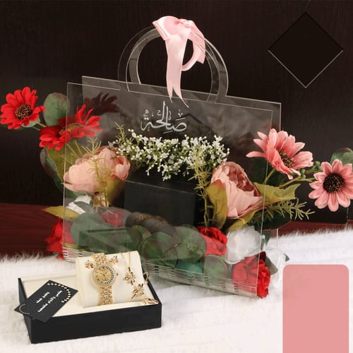 بكج اطقم ساعة نسائي واكسسوارت موديل mh-6440