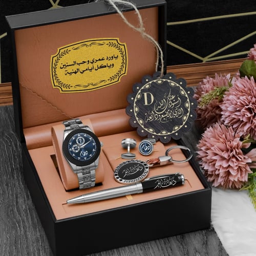 طقم ساعة رجالية فخمة تصميم حسب الطلب موديل AL-14