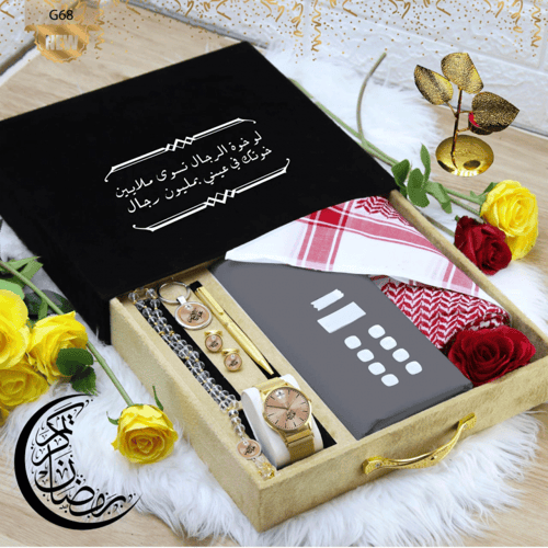 بوكس هدايا رجالية قماش وشماغ موديل جديد