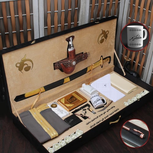 بوكسات هدايا رجالي ملكي الزواج والتخرج سيف ومشلح ت...