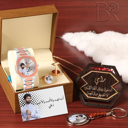 اطقم ساعات رجالية راقية تصميم بالاسم موديلBLK-0201...