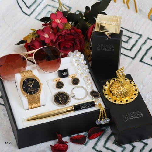 اطقم ساعات رجالية راقية تصميم بالاسم مديل mh-2036