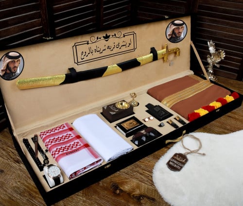 بوكسات رجالي ملكي زواج وتخرج سيف ومشلح تصميم حسب ا...
