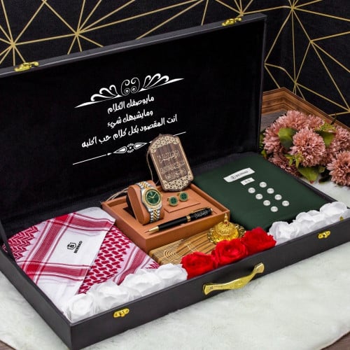 هدايا طقم رجالي هدايا التخرج والتقاعد مع كرت اهداء...