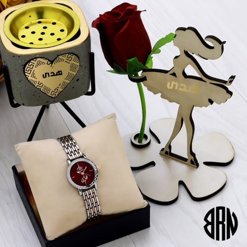 اطقم ساعات نسائية مميزة مع مبخرة وتساند تصميم الاس...