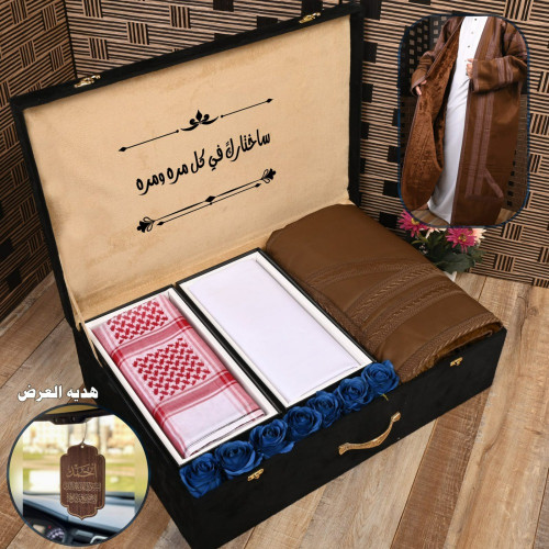 بوكس رجالي شتوي قماش شماغ فرو سلك الموديل HM-22233...