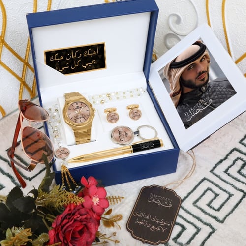 اطقم ساعات رجالية راقية تصميم بالاسم موديل جديد تص...