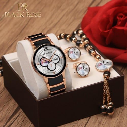 أطقم ساعات رجالية مميزة بتصميم خاص للاسم والصورة ح...