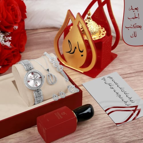 أطقم نسائية ساعة سهرة راقية مع المبخرة تصميم حسب ا...