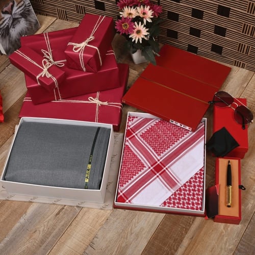 هدايا شتوية بوكس شتوي قماش شماغ ىالموديل HM-335678