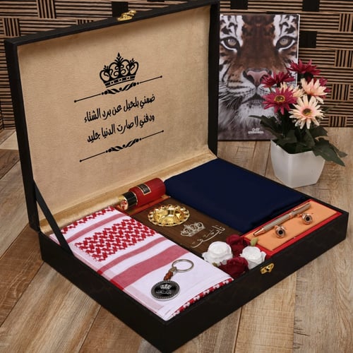 هدايا شتوية بوكس شتوي قماش شماغ الموديل HM-36677