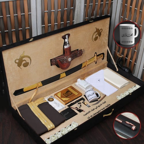 بوكسات هدايا رجالي ملكي الزواج والتخرج سيف ومشلح ت...