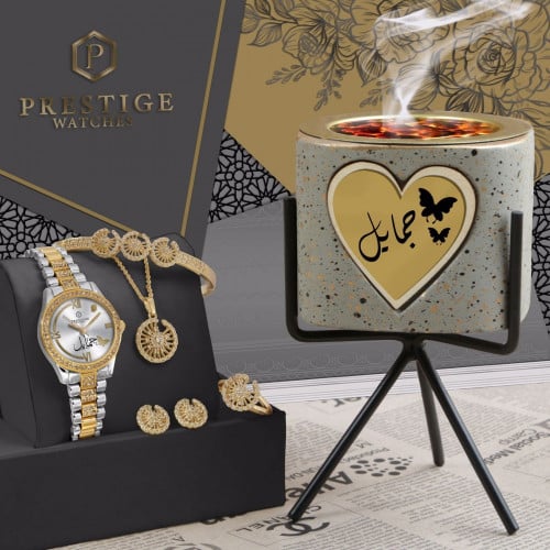 أطقم ساعات نسائية راقية بتصميم جميل مع مجموعة إكسس...