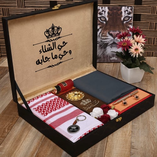 هدايا شتوية بوكس شتوي قماش شماغ الموديل HM-36677