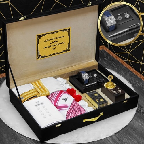 بوكس هدايا رجالية فخمة بشكل مميز وانيق تصميم حسب ا...