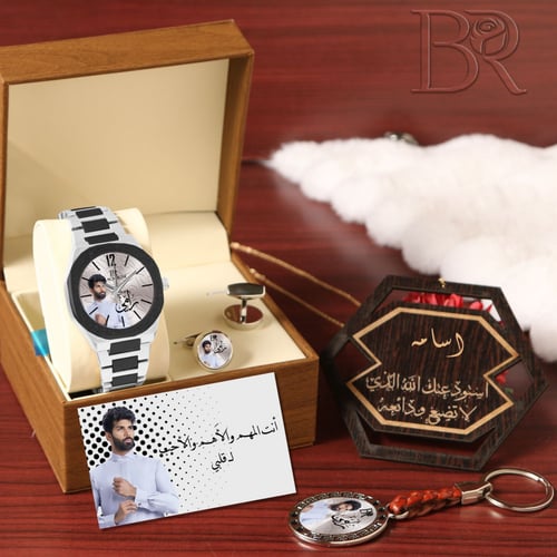 اطقم ساعات رجالية راقية تصميم بالاسم موديلBLK-0201...