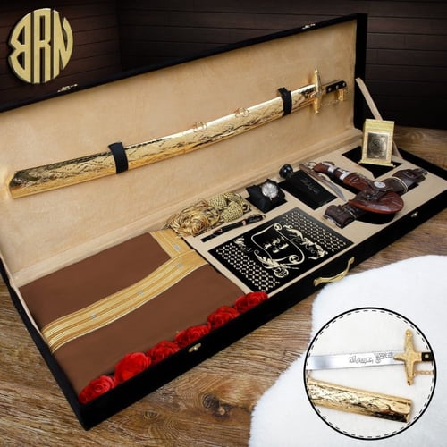 هدايا رجالي بوكس ملكي بشت خنجر سيف رجالية الموديل...