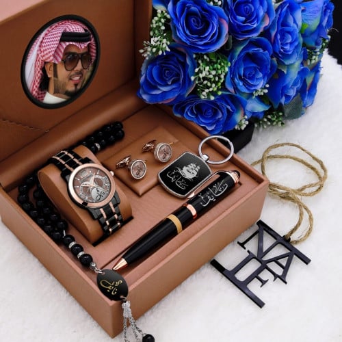 أطقم ساعات شبابية فخمة مع مجموعة إكسسوارات راقية ب...