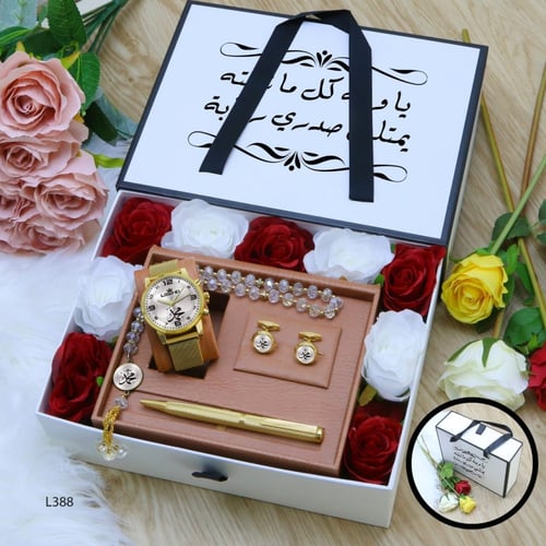طقم رجالي ساعة تصميم حسب الطلب الموديل HM-7644