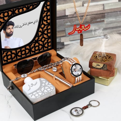 اطقم ساعات رجالية راقية شكل ماركة تصميم بالاسم مود...