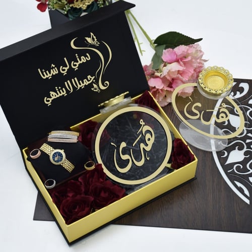 اطقم ساعة نسائي مع اكسسوارت موديل mh-987