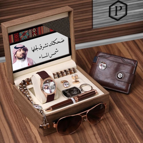 اطقم ساعات رجالية راقية تصميم بالاسم موديلBLK-2409...