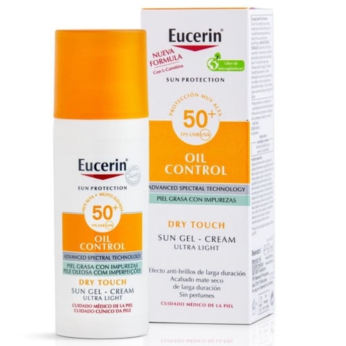 يوسيرين - كريم جل واقي شمس +SPF-50 للبشرة الدهنية...