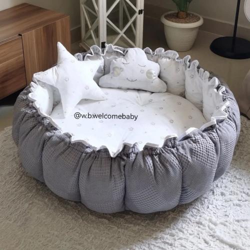 سله دائريه /مخده الغيمه/مخده النجمه /ناموسيه وتعلي...