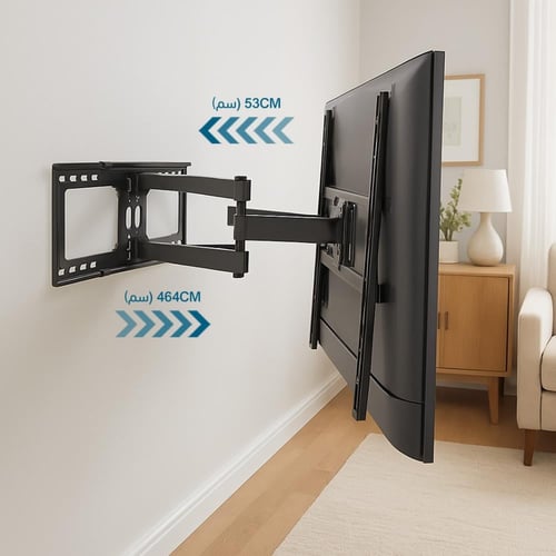 حامل شاشة تلفاز حائطي متحرك بالكامل SG-807 يناسب ا...