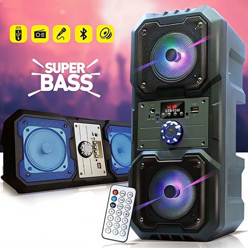 سماعة ترولي مكبر صوت بلوتوث 30 واط – صوت قوي فائق...