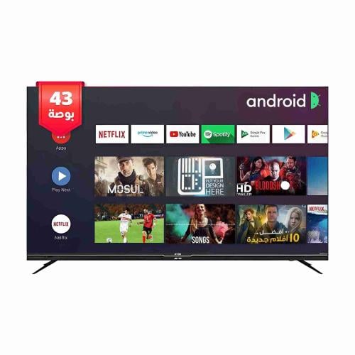 شاشة تلفاز Telezone عالية الجودة 43 بوصة FRAMELESS...