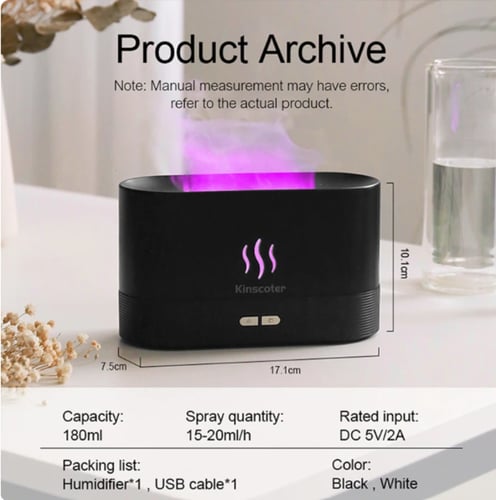 فواحة مع صانع الضباب البارد