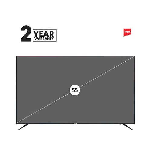 شاشة تلفاز Telezone الذكية 55 بوصة FRAMELESS LED -...
