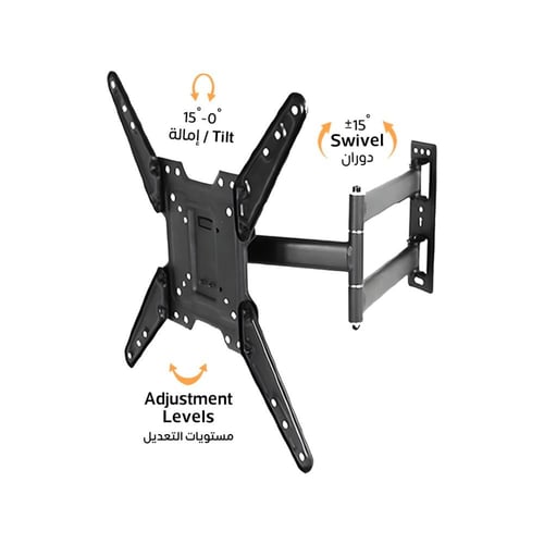 حامل شاشة تلفاز حائطي متحرك بالكامل SG-824 MAX ينا...