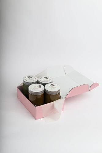 2حنا + زيت الانبات