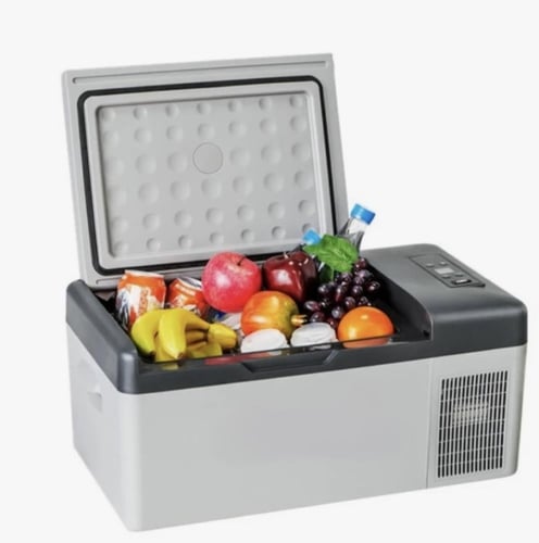 ثلاجة تبريد و تجميد ١٥ لتر مع بطارية