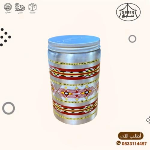 علبة سكريات نقشة عسيري 750ملي