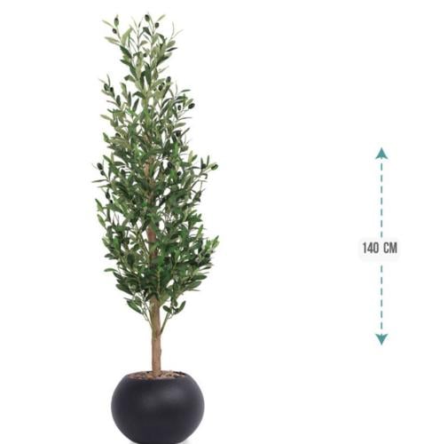 زيتون صناعي الطول 140 سم اسود