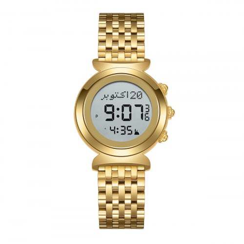 ساعة الوتر نسائي ذهبية WF-16G