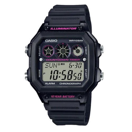 ساعة رقمية من كاسيو AE-1300WH-1A2VDF