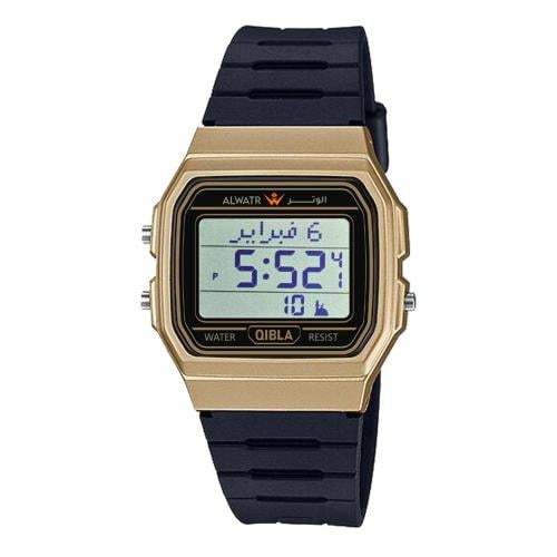 ساعة الوتر بلاستيك أسود ذهبي WM-18G