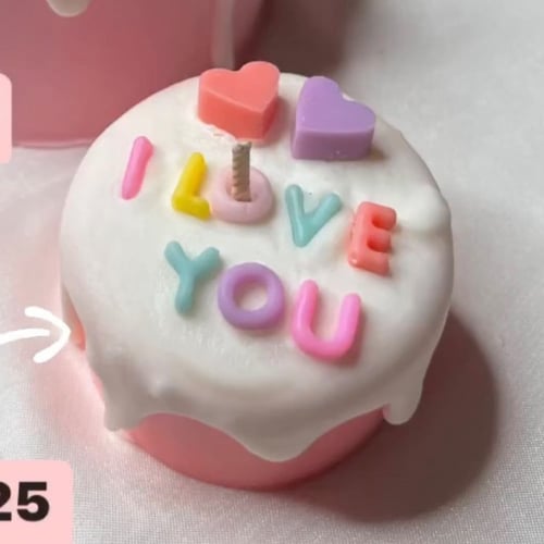 شمعة الميني كيك