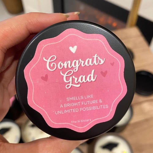 شمعة التخرج - أسود -