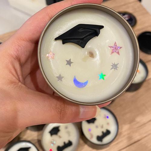 شمعة التخرج - ذهبي -