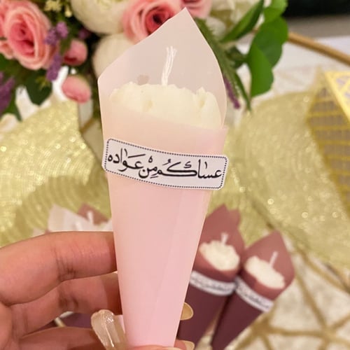 شمعة البيوني مغلفة فردي