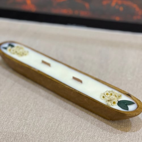 شمعة قالب خشبي طويل