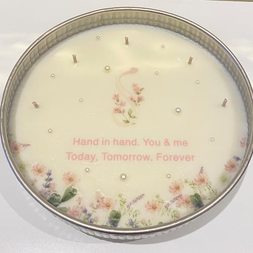 شمعة استقبال حجم صغير