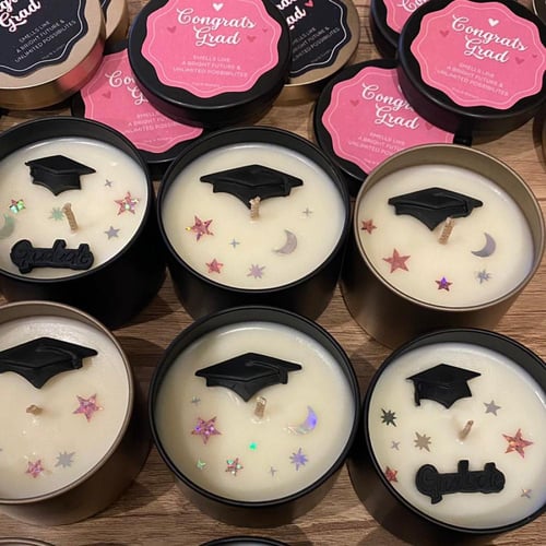 شمعة التخرج - أسود -